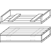 All Lumber - Small simple load - 1 Board High - Inside Cleats